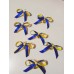 Колокольчики для первоклассников с сине-жёлтой лентой
