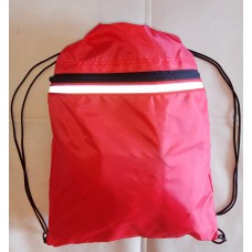 Рюкзак-мешок для обуви, школьной и спортивной формы, красный