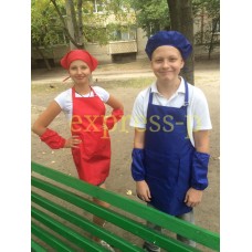 Фартук для труда с шапочкой и нарукавниками 11-18 лет